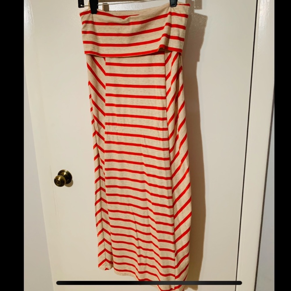 Roxy striped maxi skirt
